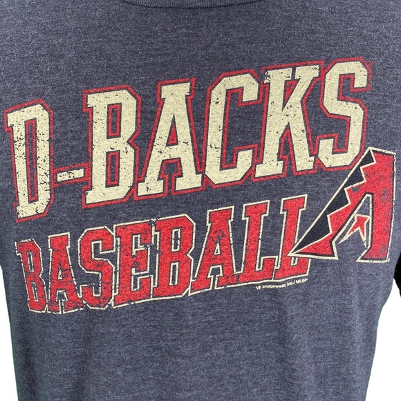 MLB Arizona Diamondbacks Gray Ring Spun Soft Tee - Picture 3 of 13